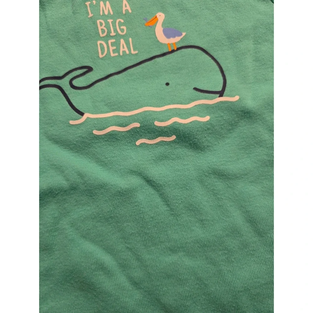 Carters Childrens Place Baby Boy 3pc Set Whale Bodysuits Navy Shorts 6-9 Months